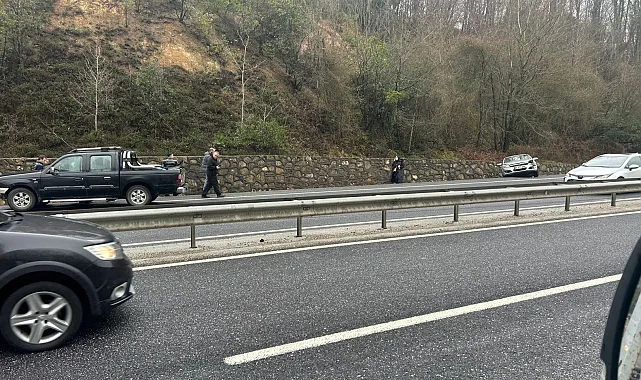 Düzce Akçakoca'da zincirleme trafik kazası