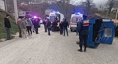 Düzce Yığılca'da patpat kazası: 2 yaralı