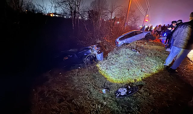 Düzce'de iki otomobil çarpıştı: 6 yaralı