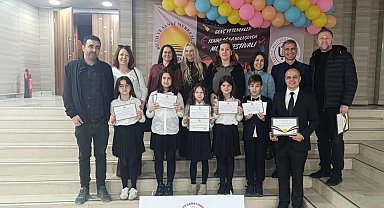 Edirne Keşanlı öğrenciler Genç Yetenekler Festivali'nden ödülle döndüler