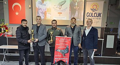 En iyi oyun kuşları Gölcük'te ödüllendirildi