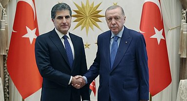 Erdoğan ile Barzani görüşmesinde 'Terörsüz Türkiye' vurgusu