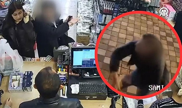 Eşinin Tartıştığı Esnafa Şiddet