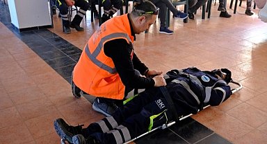 ESKİ'de afet ve acil durum eğitimi