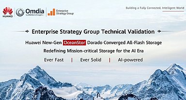 Huawei Yeni Nesil OceanStor Dorado Converged All-Flash Storage, Enterprise Strategy Group teknik doğrulamasından geçti