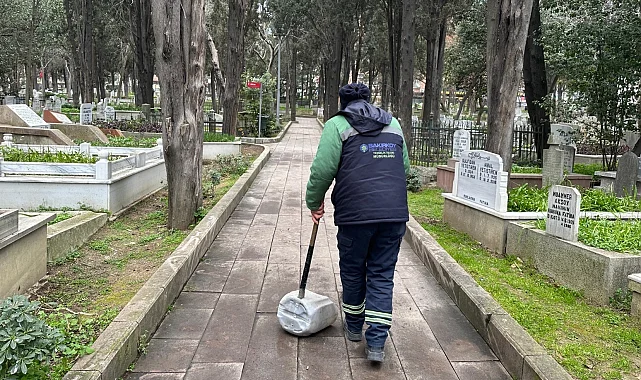 İstanbul Bakırköy'de bayram öncesi temizlik seferberliği