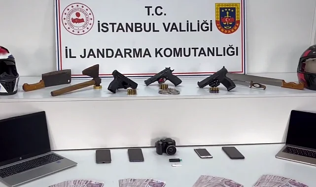 İstanbul'da organize suça 5 tutuklama!