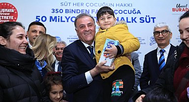 İstanbul'un çocuklarına 50 milyon litre süt ulaştırıldı