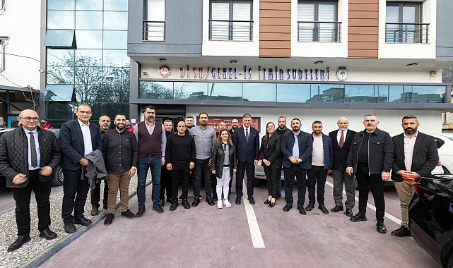 İzmir'de Başkan Tugay'dan Gümüştekin'e ziyaret