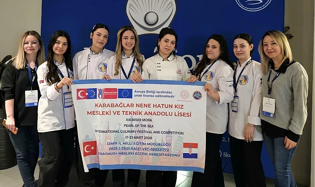 İzmirli öğrenciler Türk mutfağını uluslararası platformda tanıttı