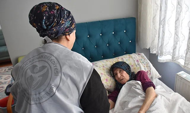 Kayseri Kocasinan'da evde bakım hizmeti ara vermiyor