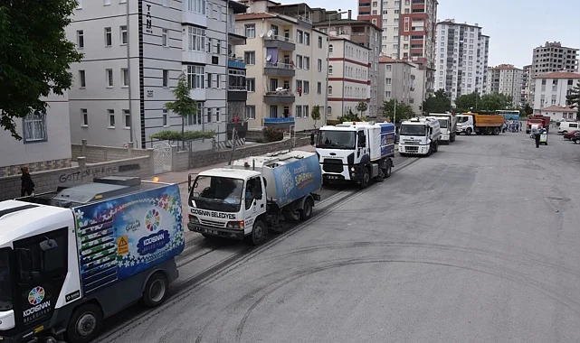Kayseri Kocasinan'dan temizlik seferberliği