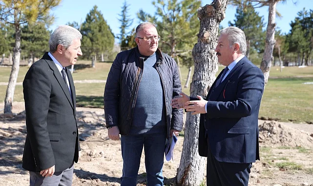 Kayseri Melikgazi'den Gesi Mesire Alanı'nda köklü mesai
