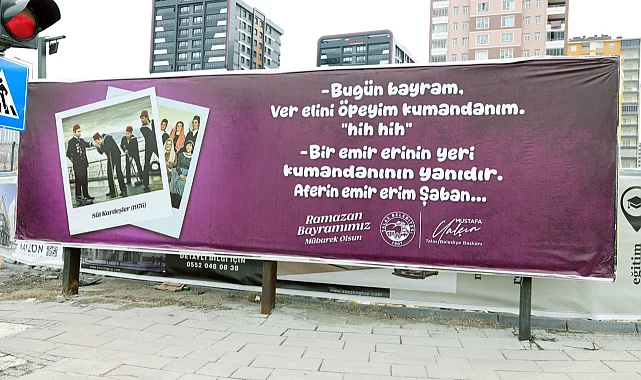 Kayseri Talas'tan Yeşilçam konseptli görsel
