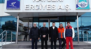 Kayseri'de Ulaştırma Bakan Yardımcısı'na Erciyes sunumu