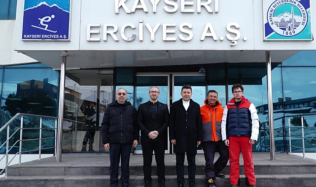 Kayseri'de Ulaştırma Bakan Yardımcısı'na Erciyes sunumu