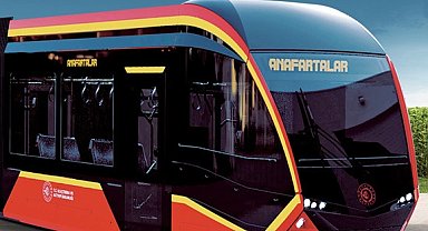 Kayserililer bayramda tramvay keyfi yaşadı