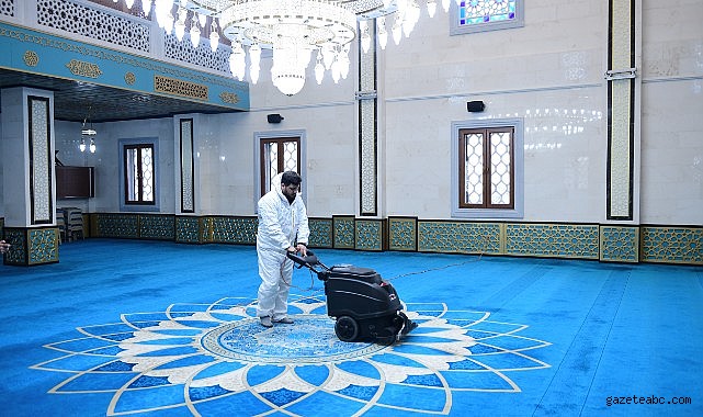 Kestel’de Camiler Ramazan Bayramı Öncesi Baştan Aşağı Temizleniyor