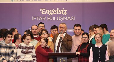 Kocaeli Büyükşehir'den özel bireylerle iftar
