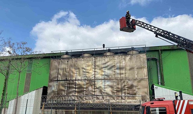 Kocaeli'de fabrikada korkutan yangın