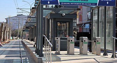 Kocaeli'de Alikahya istikametinde 6 durağın tabelası asıldı