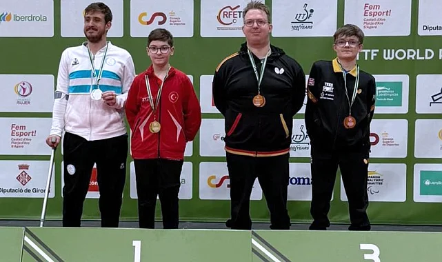 Konya Karataylı sporcu Tahir Efe Şahin Avrupa şampiyonu