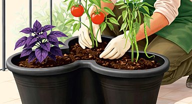 Konya'da 'Balkonlar Bostan Olsun' yaygınlaşıyor