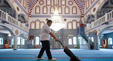 Maltepe'de ibadethaneler Ramazan Bayramı'na hazır