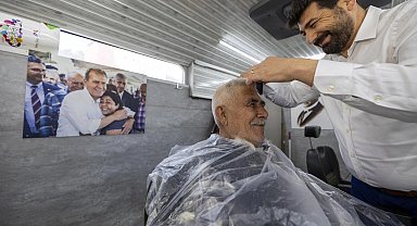 Mersin'de bayram öncesi mobil kuaför hizmeti