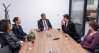 Minguzzi ailesinden Başkan Tugay'a ziyaret