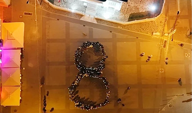 Mudanya'da kadınlar 8 Mart'ta 8 dakika 'sessiz' durdu!