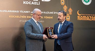 MÜSİAD Kocaeli'den 'Kocaeli'nin Enleri' ödülü Ekaldes'e