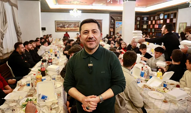 Nevşehir Belediyesi makamı sahur sofrası oldu