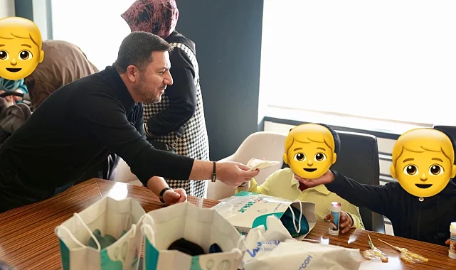 Nevşehirli çocuklara Başkan Amca'dan bayramlık