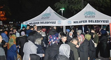 Nilüfer Belediyesi’nden Kadir Gecesi’ne Özel İkram