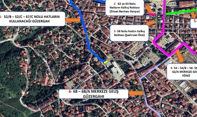 Ordu'da Hükümet Caddesi trafiğe kapanıyor! Güzergahlar değişti