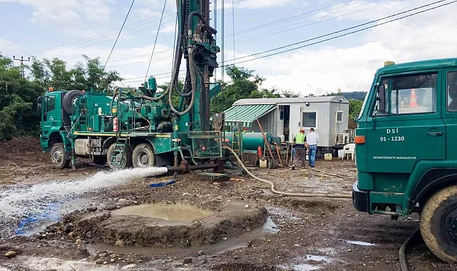 Ordu'da kırsal mahallelere içme suyu için sondaj çalışmaları hızlandı