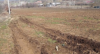 Pazaryeri'nde 'yüksek gerilim' tarım arazilerini zora soktu!