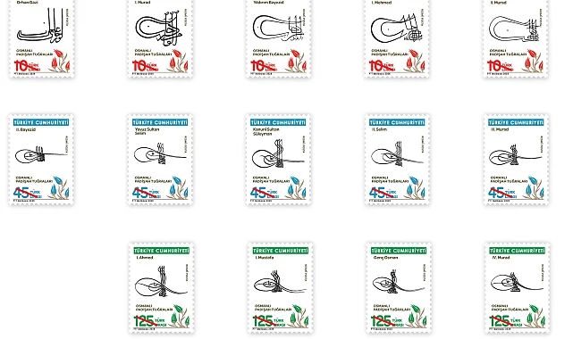 PTT'den 'Osmanlı Padişah Tuğraları'
