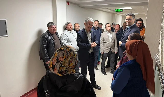 Şaban Çopuroğlu'ndan çat kapı hastane ziyareti