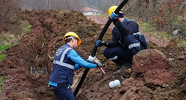 Sakarya Kamışlı'da 5 bin metrelik içme suyu hattı yenileniyor