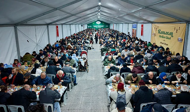 Samsun'da iftar çadırlarına yoğun ilgi