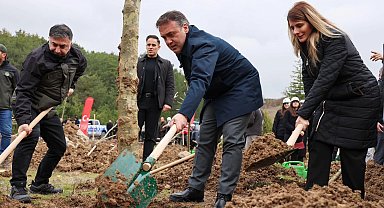 Şeyh Edebali'nin 700. yılında fidanlar toprakla buluştu