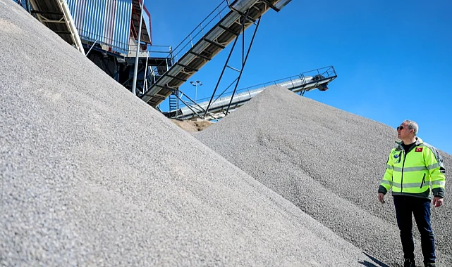 Sivas'ta Tecer Taş Kırma Tesisi yeni sezona başladı