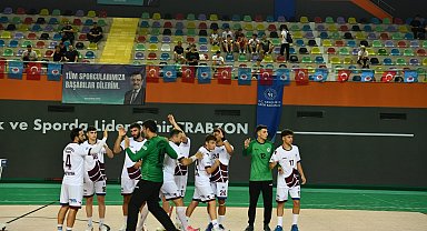 Trabzon Büyükşehir Hentbol Takımı, Ankara'yı ağırladı