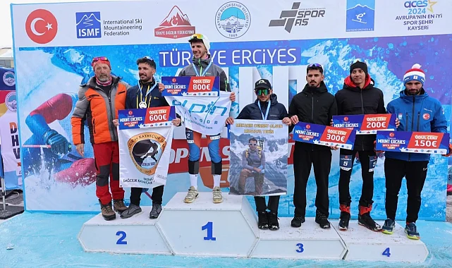 Uluslararası Erciyes Dağ Kayağı Yarışları sona erdi