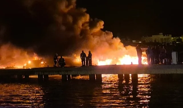 Yalıkavak Marina'dan 'yangın' açıklaması
