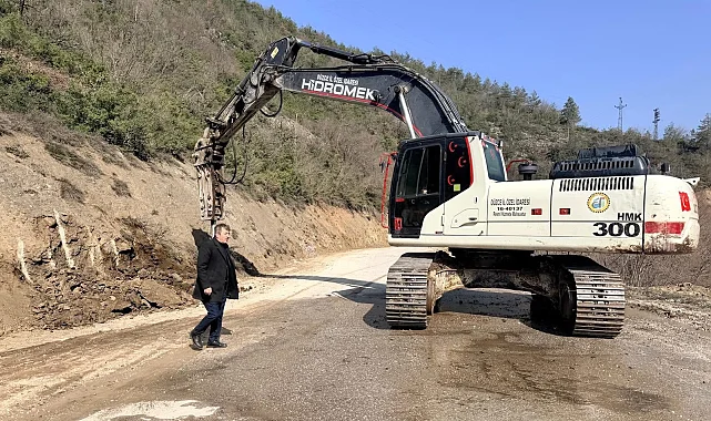 Yığılca–Yedigöller yolunda genişletme çalışmaları sürüyor