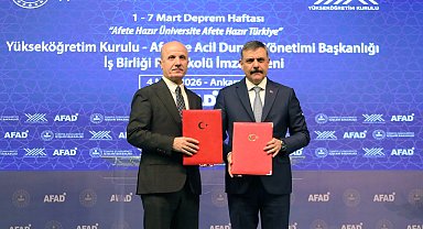 YÖK ve AFAD'dan 'Afete Hazır Üniversite' protokolü