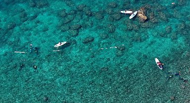 Antalya Muratpaşa'da deniz dibi temizliği